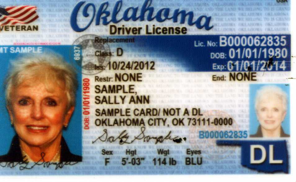 Oklahoma Non Driver Id Card